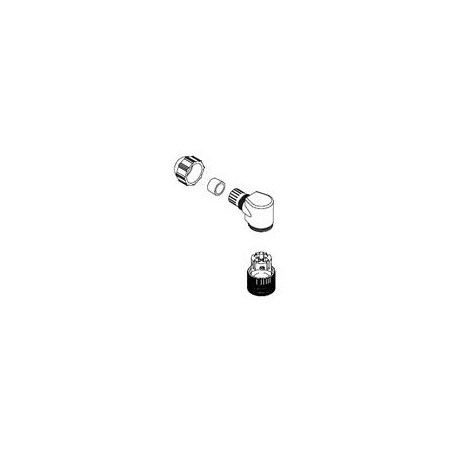 Woodhead 1 Inch Cord Grip Grommet, F4 Body Size, 14.27-17.45Mm (.562-.687 Inch) Cord Diameter 1301800282